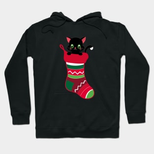 Cute Kitten Christmas Stocking Stuffers Cat Gift Shirt for Cat Lovers Hoodie